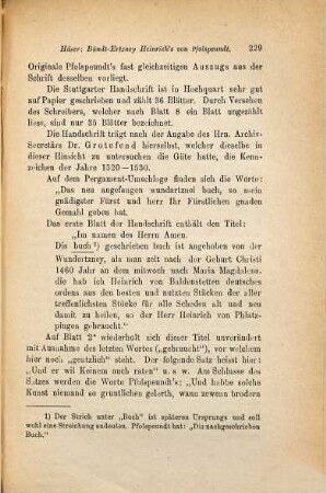 Nachträgliche Bemerkung zu den Untersuchungen des Herrn Muffat in Betreff der "Bündt-Ertzney Heinrich's von Pfolspeundt"