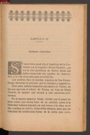 Capítulo IV - Antiguos conocidos