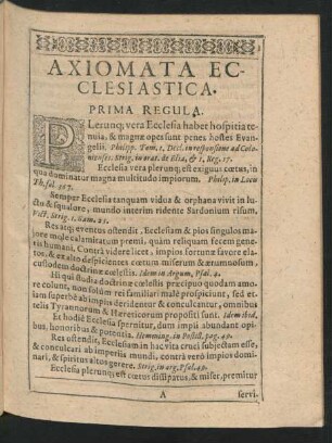 Prima Regula - C.
