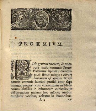 Dispvtatio Inavgvralis Medica De Erroribvs Male Impvtatis Natvrae