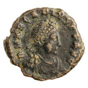 Münze, Aes 4, 378 - 383 n. Chr.
