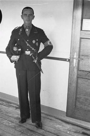 Zweiter Weltkrieg. Porträt eines Angehörigen der deutschen Wehrmacht