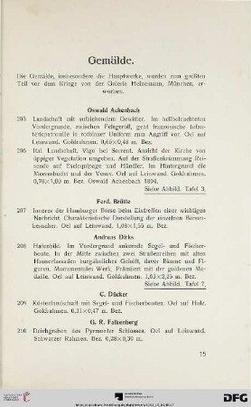 Gemälde (Nr. 205-252)
