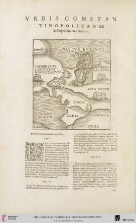 Vrbis Constantinopolitanae descriptio incerto Auctore