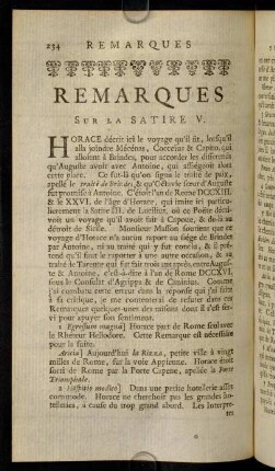 234-259, Remarques; Notes
