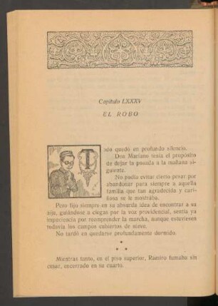 Capítulo LXXXV - El robo