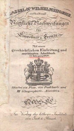 1: Cassel und Wilhelmshöhe