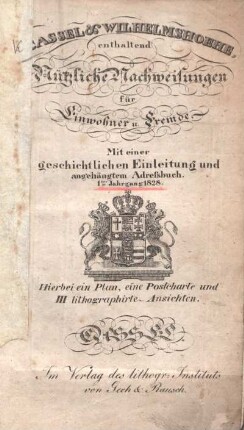 1: Cassel und Wilhelmshöhe