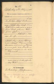 Standesamtsbuch der Stadt Aschaffenburg: Geburten 365/1900 - 184/1901