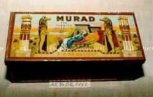 Blechdose für 100 Stück "MURAD THE TURKISH CIGARETTE"