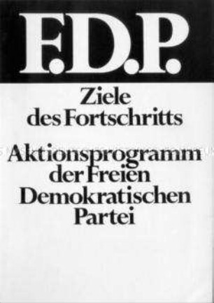 Aktionsprogramm der FDP vom Bundesparteitag 1967