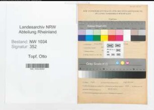 Entnazifizierung Otto Topf , geb. 13.09.1914 (Oberfeldwebel)