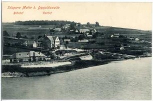 Malter. Talsperre , Gasthof und Bahnhof