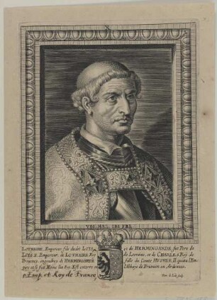 Bildnis des Lothaire I.
