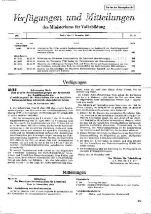 Mitteilung des Deutschen Zentralinstituts für Lehrmittel : 137/63 vom 11. November 1963 ; [Mitteilungen]