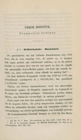 Tweede hoofdstuk. Financieel bestuur