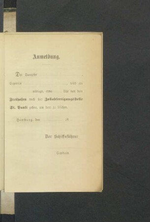 Anmeldung.