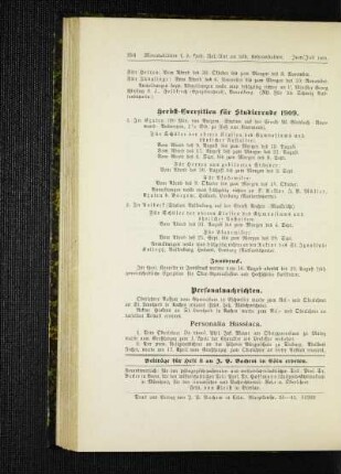 Herbst-Exerzitien für Studierende 1909
