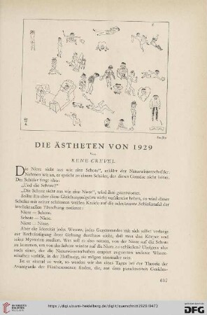 9: Die Ästheten von 1929