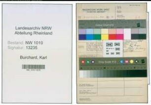 Entnazifizierung Karl Burchard , geb. 08.09.1887 (Personaler)