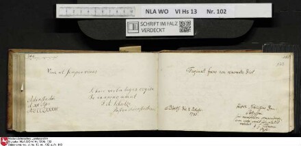 Stammbuch des Johann Christian Wilhelm Schütze aus                            Braunschweig