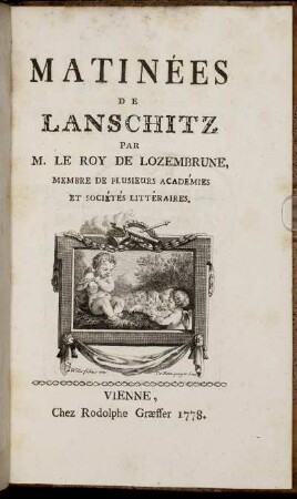 Matinées De Lanschitz