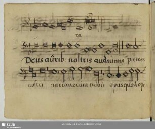 [Agricola, Martin:] Deus auribus nostris audivimus