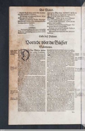 Vorrede auf die Bücher Salomonis