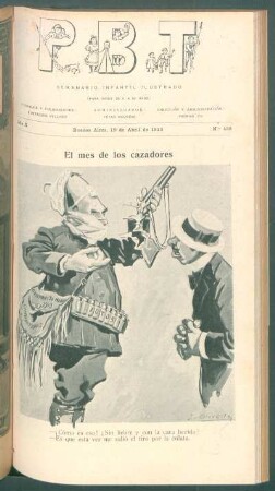 El mes de los cazadores - [Caricatura]