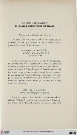 30: Scoperte archeologiche in Italia e nelle provincie romane, [1]