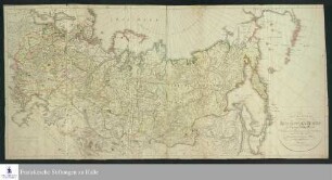 Charte des ganzen Russischen-Reichs in Europa und Asien : Nach den neuesten und sichersten astronomischen Ortsbestim[m]ungen entworfen und berichtiget auf der Sternwarte Seeberg bey Gotha