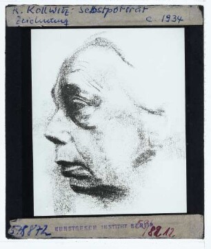 Kollwitz, Selbstporträt (Zeichnung)