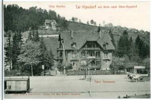 Kipsdorf. Haus Germania - Villa Martha