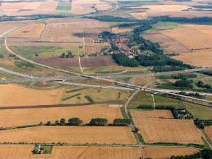 Erfurter Kreuz, Bundesautobahn A 4, Bundesautobahn A 71