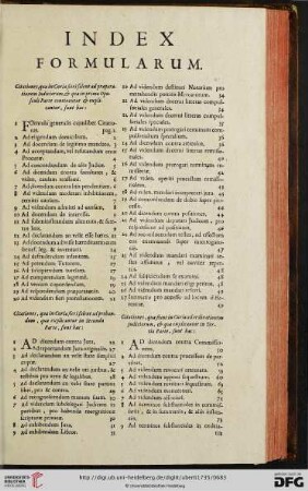 Index formularum