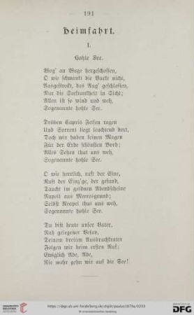 Heimfahrt