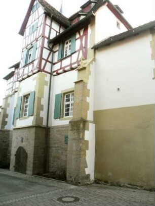 Stadtkirche-Katherinenkapelle (1421)-Ansicht von Nordwesten aus der Altstadt (in Barocker Zeit überarbeitet)