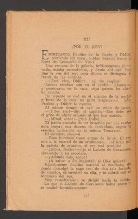 XII - ¡Por el rey!