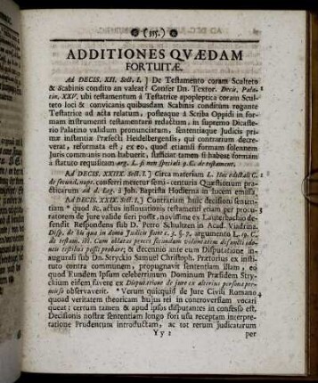Additiones Quædam Fortuitæ