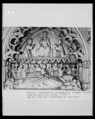 Grabmal des Bischofs de Fontecha