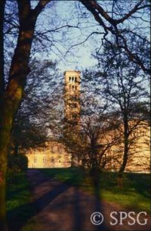 Potsdam, Park Sanssouci, Friedensgarten mit Friedenskirche.