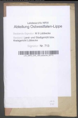Erblasser: Kettler, Christian Friedrich; Erblasser: Kettler, Margarethe Dorothee, geb. Meier: