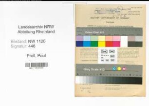 Entnazifizierung Paul Proll , geb. 21.04.1920 (Polizist)