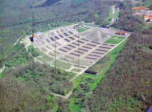 Gedenkstätte Buchenwald bei Weimar : Blickrichtung Südosten