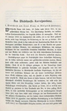 11-30 Aus Windthorsts Korrespondenz