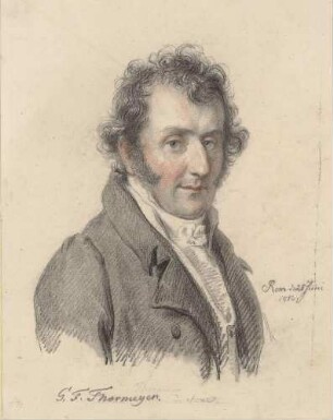 Bildnis Thormeyer, Gottlob Friedrich (1775-1842), Architekt, Zeichner