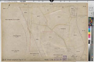 Lüdinghausen (Lüdinghausen), Umlegung Lüdinghausen, Bl.21 Zuteilungskarte Lüdinghausen, Flur 61