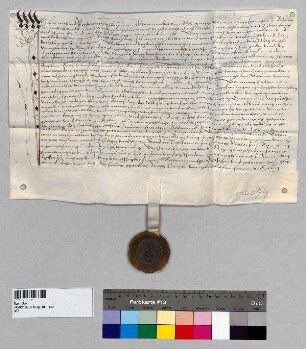 Leonhard Beck zu Altenmarkt und seine Frau Margarete verkaufen Haus, Stadel und Garten zu Altenmarkt an Propst Stefan von Baumburg.; S: Stephan Toblhaimer zu Erlbach, Richter zu Baumburg