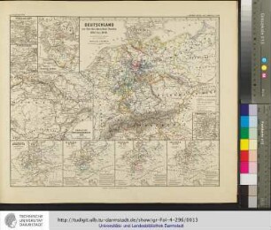 Deutschland zur Zeit des Deutschen Bundes 1815 bis 1866