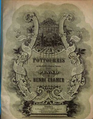 Faust de Gounod : potpourri ; pour le piano